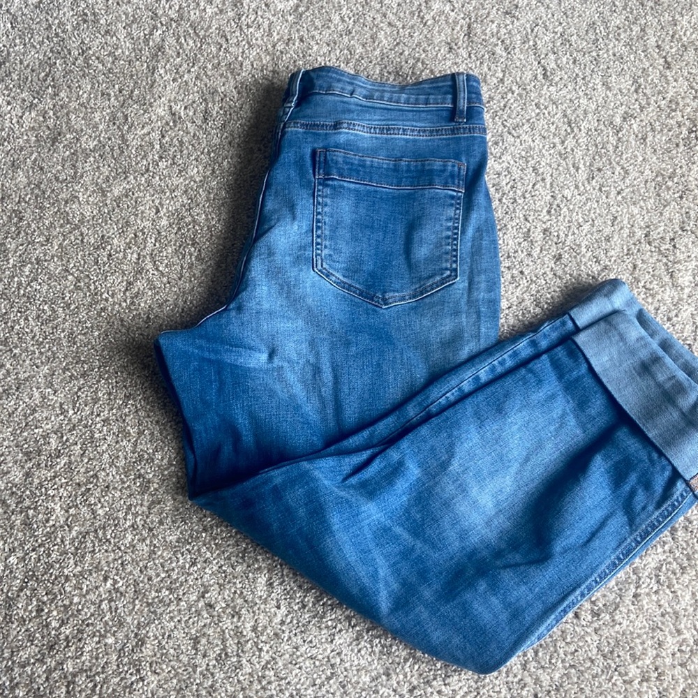 Jjill high rise cuffed capris